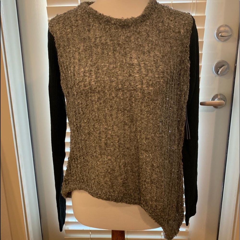 NEW Line Asymmetrical Knit Sweater